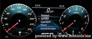 AMG-Menü ic177 8