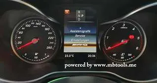 AMG-Menü ic222 6